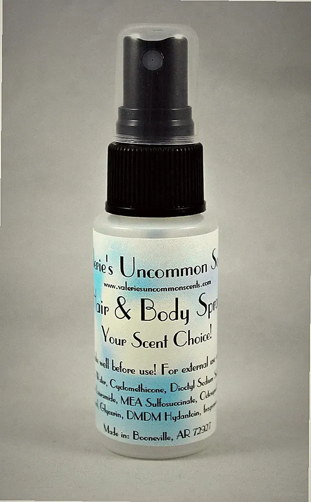 Lemon Mint Tea scented HAIR & BODY PERFUME FRAGRANCE SPRAY Mist 1oz