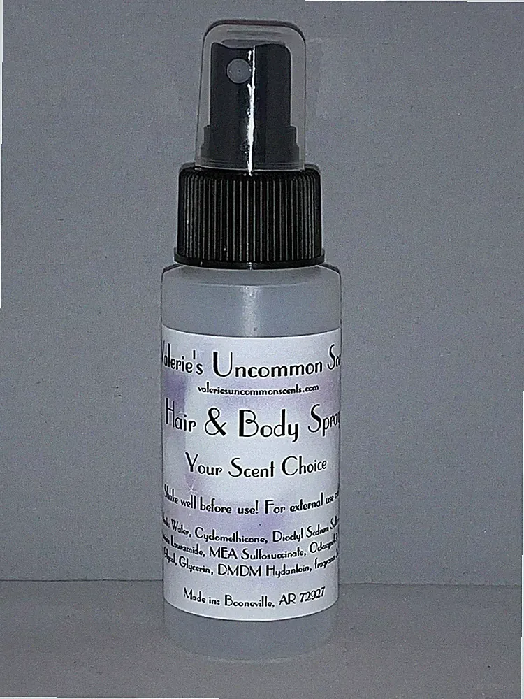 Lemon Mint Tea scented HAIR & BODY PERFUME FRAGRANCE SPRAY MIST 2oz