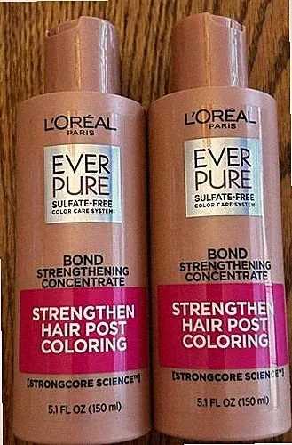 L'Oreal Paris EverPure Bond Repair Pre Shampoo Treatment 5.1oz Each Lot Of 5