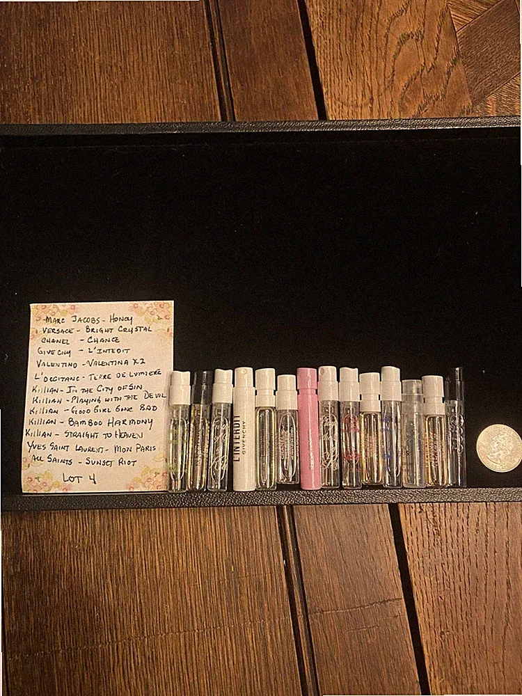 women's designer perfume fragrance samples lot